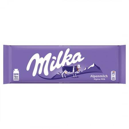 Шоколад Milka Альпийское молоко 270 гр., флоу-пак