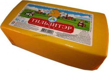 Сыр Кезский Сырзавод Тильзитэр 50%, 5,5 кг., оболочка