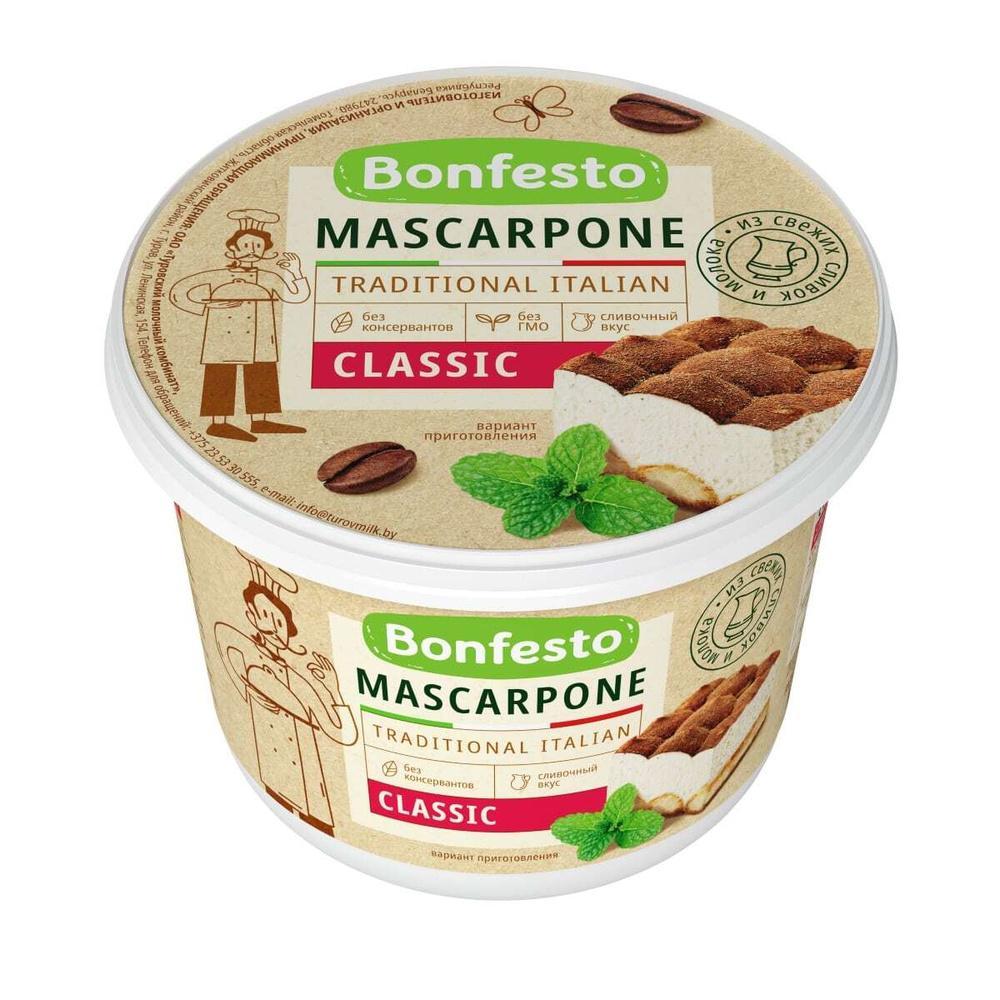 Сыр Bonfesto  Mascarpone мягкий 78% , 500 гр., ПЭТ