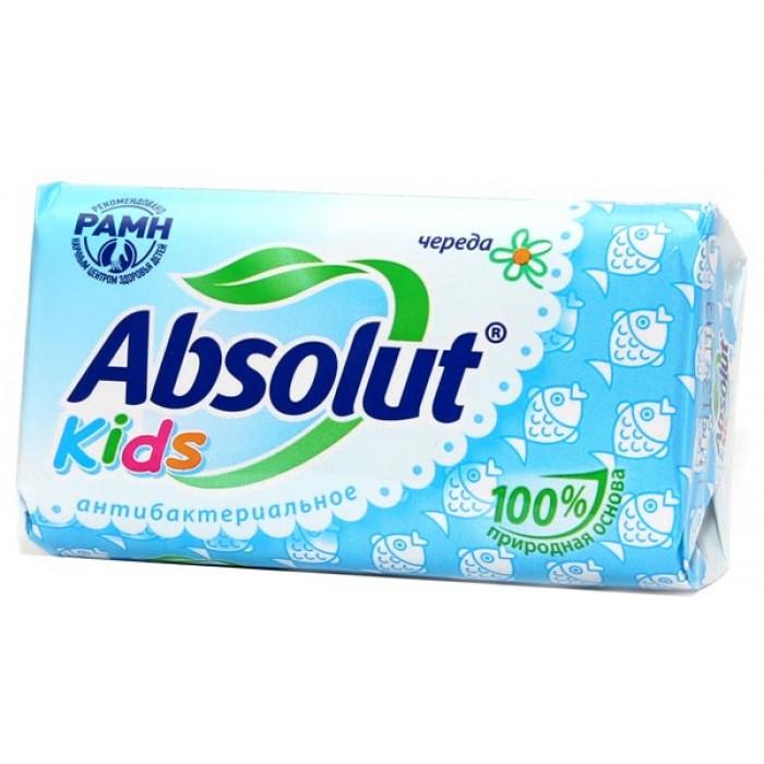 Мыло туалетное Absolut Kids череда 90 гр., обертка