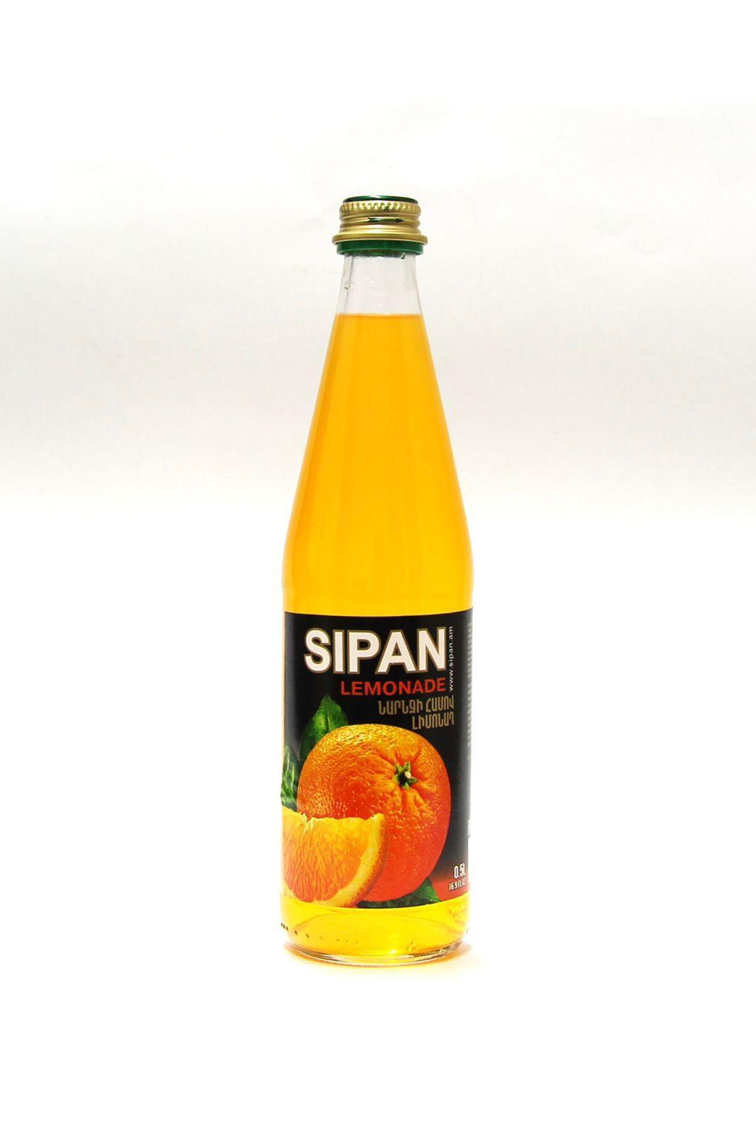 Напиток газированный Sipan апельсин 500 мл., стекло