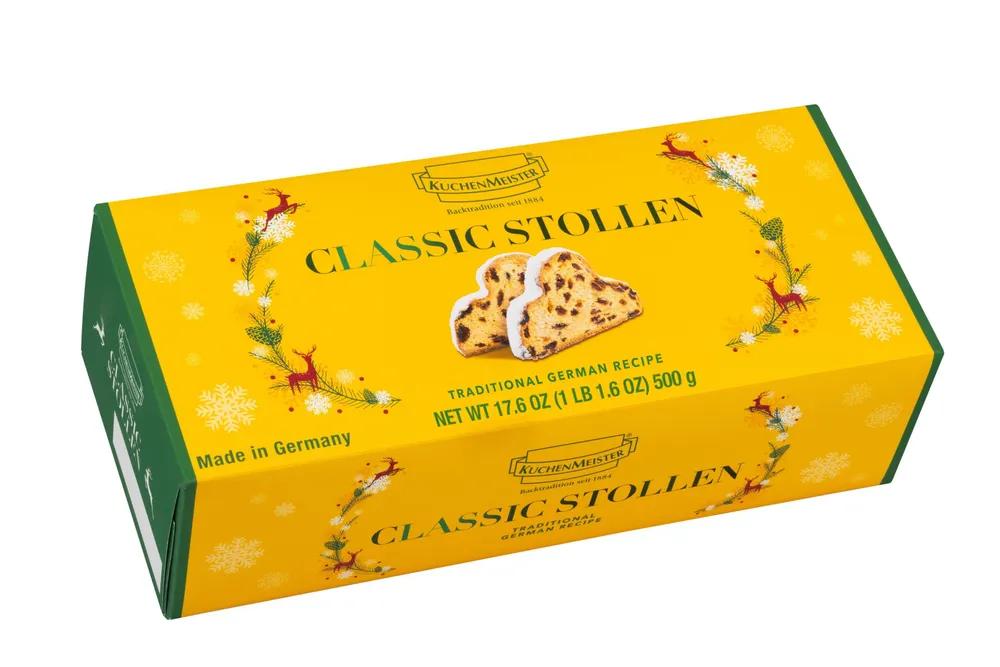 Кекс KuchenMeister Рождественский в подарочной упаковке 500 гр., картон