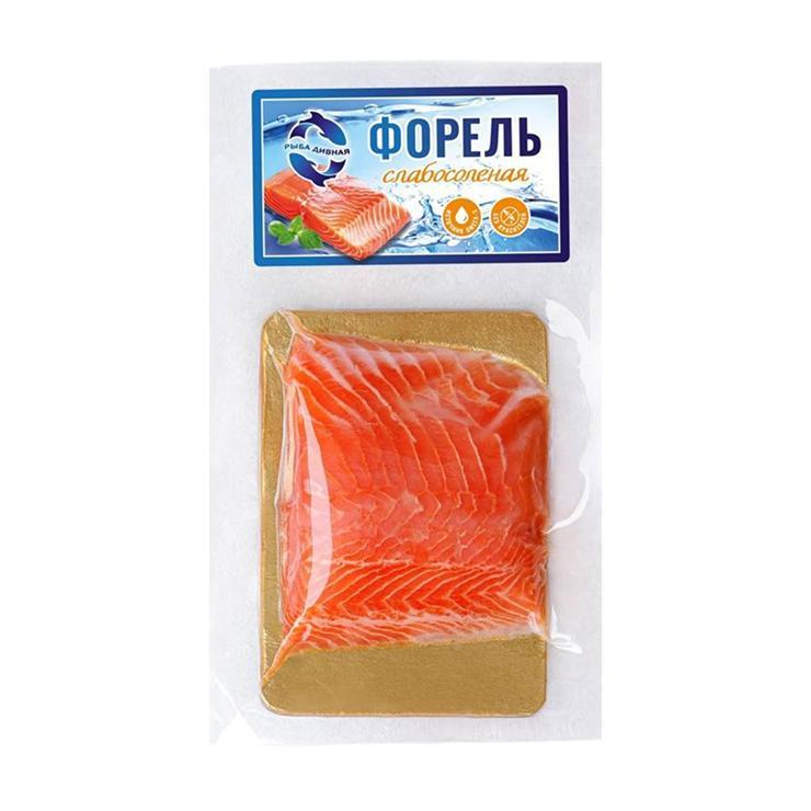 Форель радужная Рыба дивная филе слабосоленая охлажденная 180 гр., вакуум
