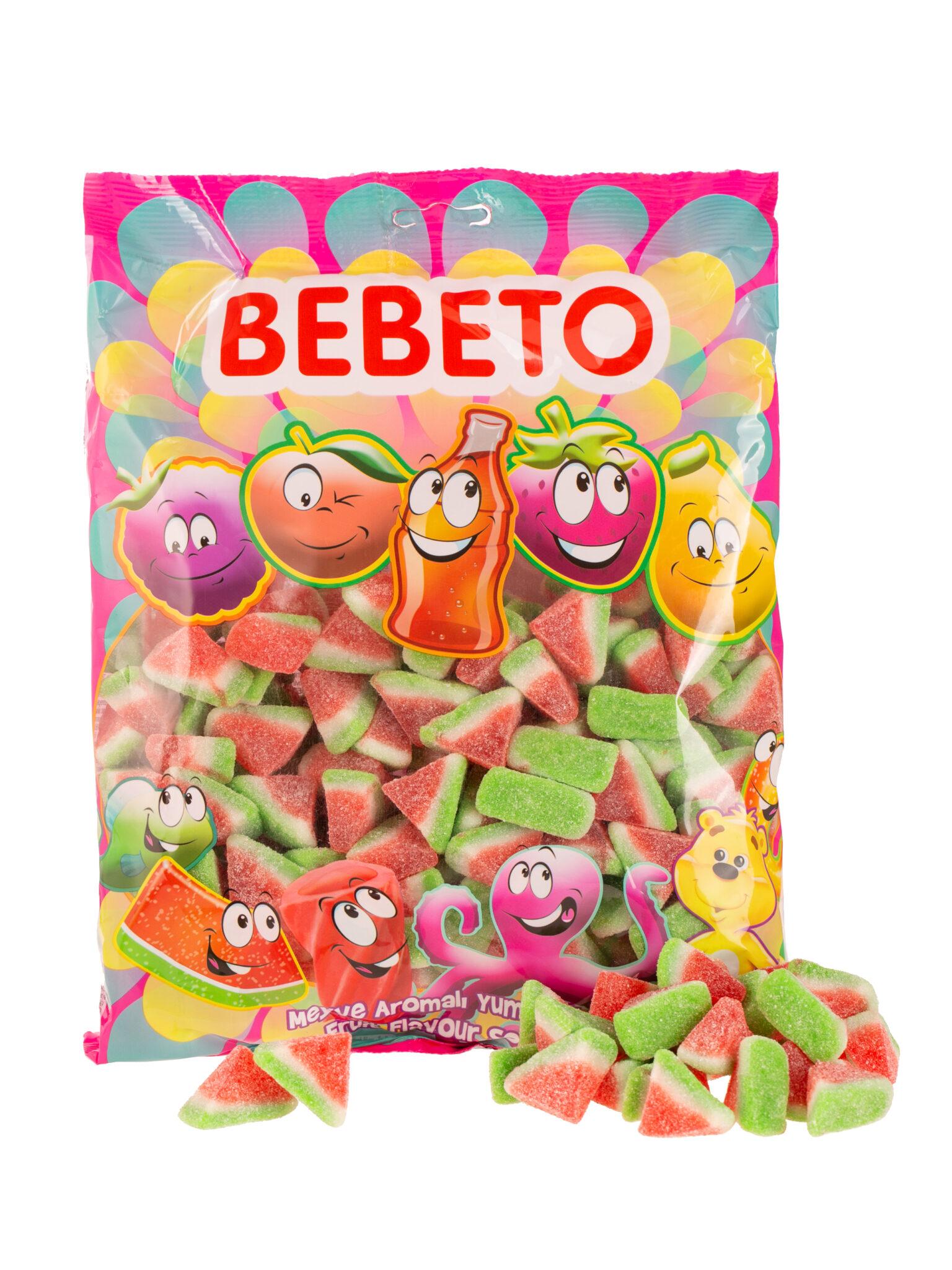 Мармелад  Bebeto Fizzy Watermelon жевательный 1 кг., флоу-пак