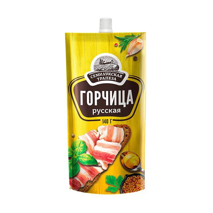 Горчица Семилукская трапеза русская 140 гр., дой-пак