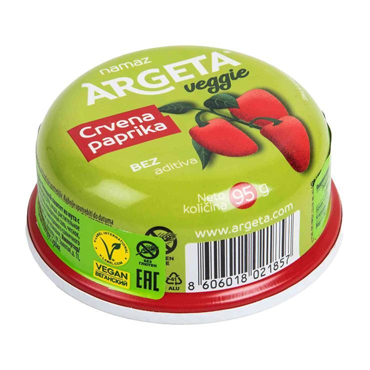 Паштет овощной Argeta Veggie из нута с паприкой 95 гр., ж/б