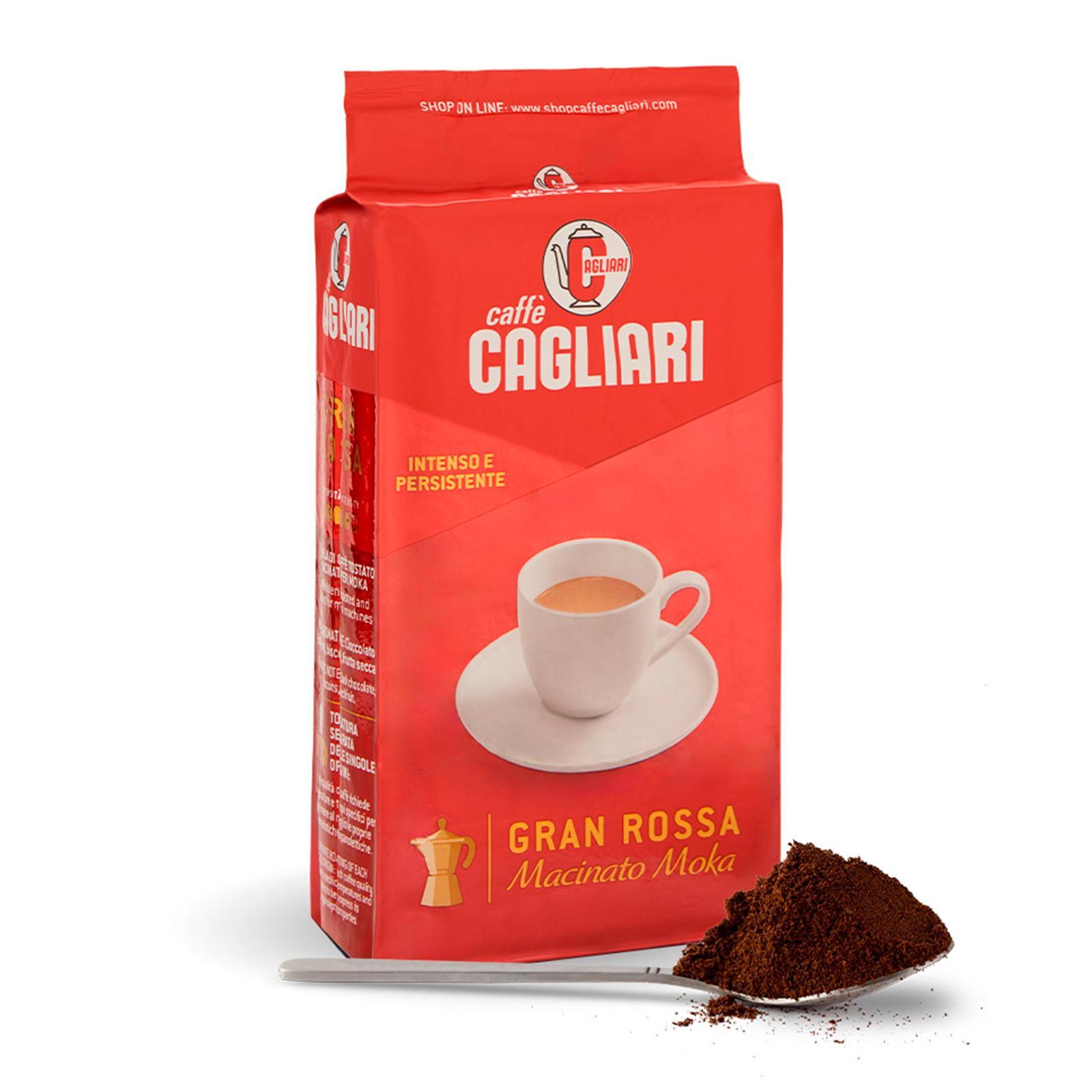 Кофе Cagliari Gran Rossa молотый 250 гр., вакуум