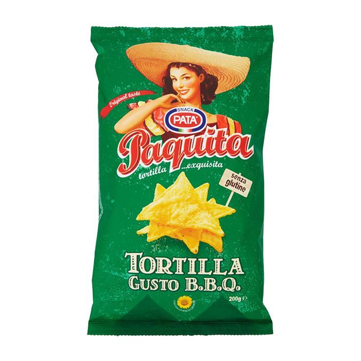 Чипсы из тортильи Pata барбекю 200 гр., флоу-пак