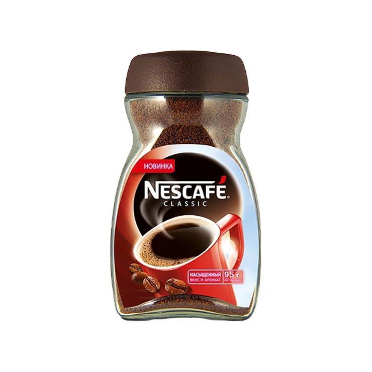 Кофе Nescafe Classic с молотой арабикой 95 гр., стекло