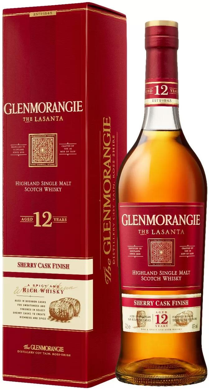 Виски Glenmorangie The Lasanta шотландский солодовый 43% 750 мл., стекло