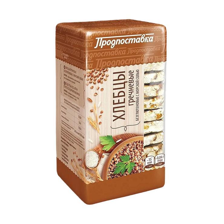 Хлебцы Продпоставка гречневые безглютеновые 60 гр., флоу-пак