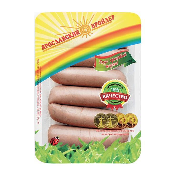 Купаты Ярославский бройлер ярославские для гриля охлажденные 330 гр., лоток