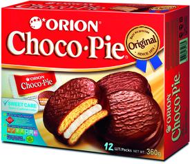 Пирожное бисквитное Orion Chосо Pie 360 гр., картон