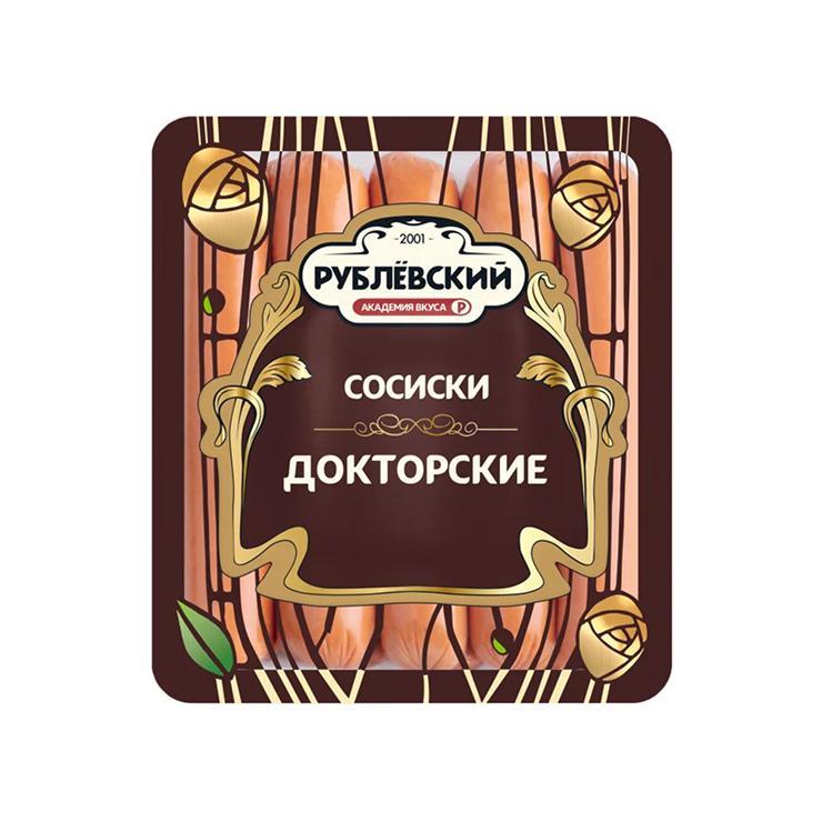 Сосиски Рублевский Докторские 430 гр., вакуум