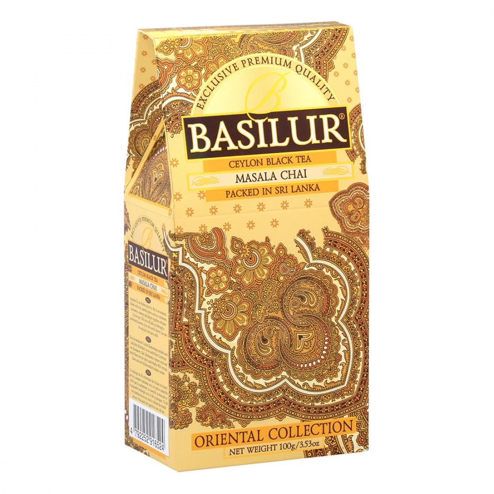 Чай Basilur Masala Chai Восточная Масала черный листовой 100 гр., картон