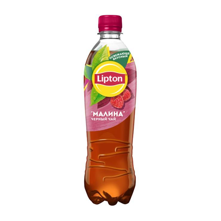 Чай холодный Lipton черный малина 500 мл., ПЭТ