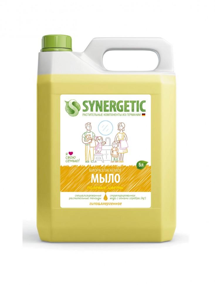 Жидкое мыло Synergetic Полевые цветы 5 л., ПЭТ