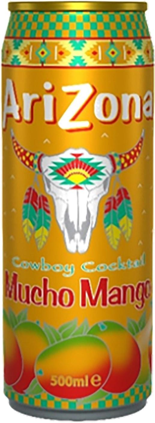 Напиток сокосодержащий AriZona Mucho Mango 500 мл., ж/б
