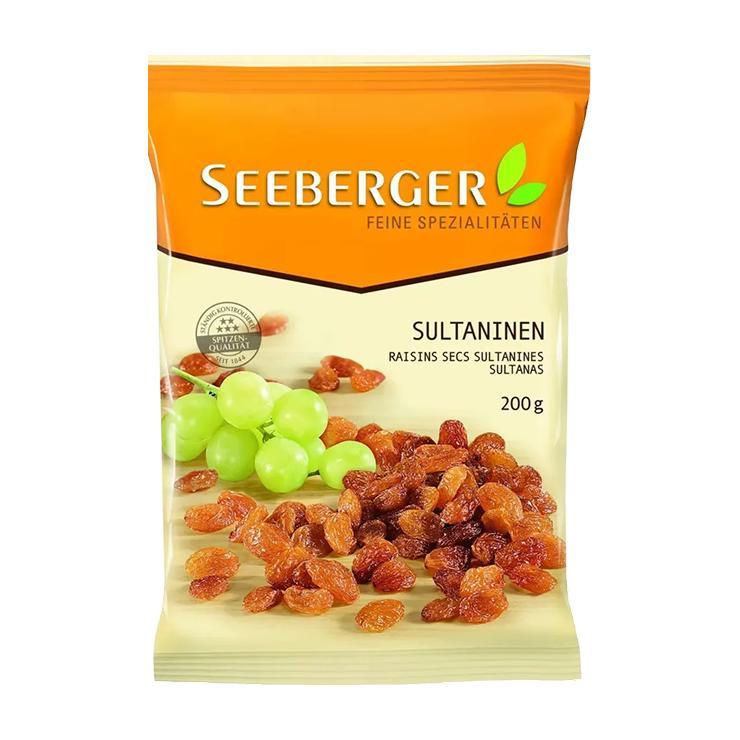 Изюм Seeberger султанский без косточек 200 гр., флоу-пак