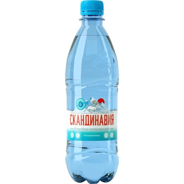 Вода Скандинавия природная питьевая не газированная, 460 мл., ПЭТ