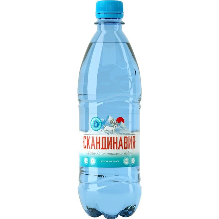 Вода негазированная Скандинавия природная 460 мл., ПЭТ