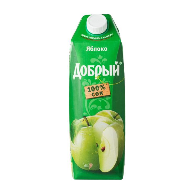 Сок Добрый яблоко 1 л., тетра-пак