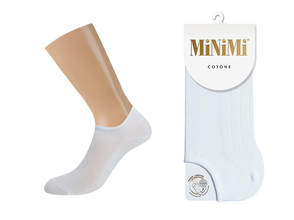 Носки MiNiMi MINI FRESH 4102 Bianco (белый) /35-38/ укороч , бумага