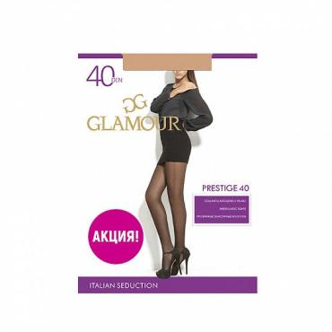 Колготки Glamour prestige 40 daino, 2 размер, картон