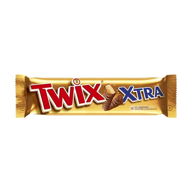 Шоколадный батончик Twix Extra 82 гр., флоу-пак