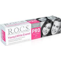 Зубная паста R.O.C.S. PRO Young & White Enamel для эффекта блеска и белизны
