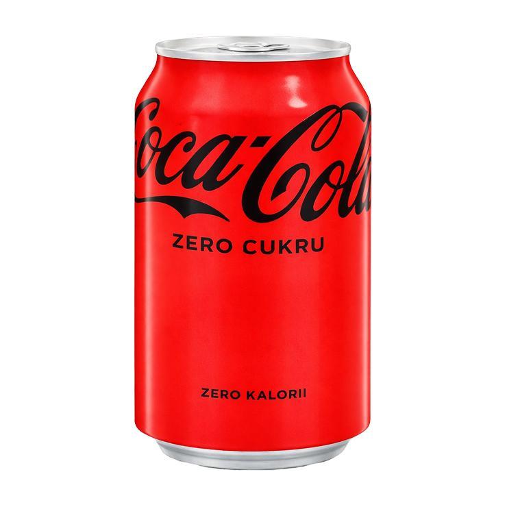 Напиток газированный Coca-Cola zero Польша 330 мл., ж/б