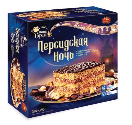 Торт Черемушки День Торта Персидская Ночь 660 гр., картон