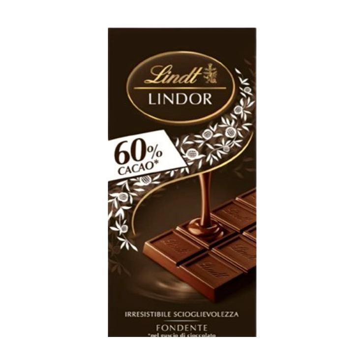 Шоколад Lindt lindor dark cocoa темный 60% 100 гр., картон
