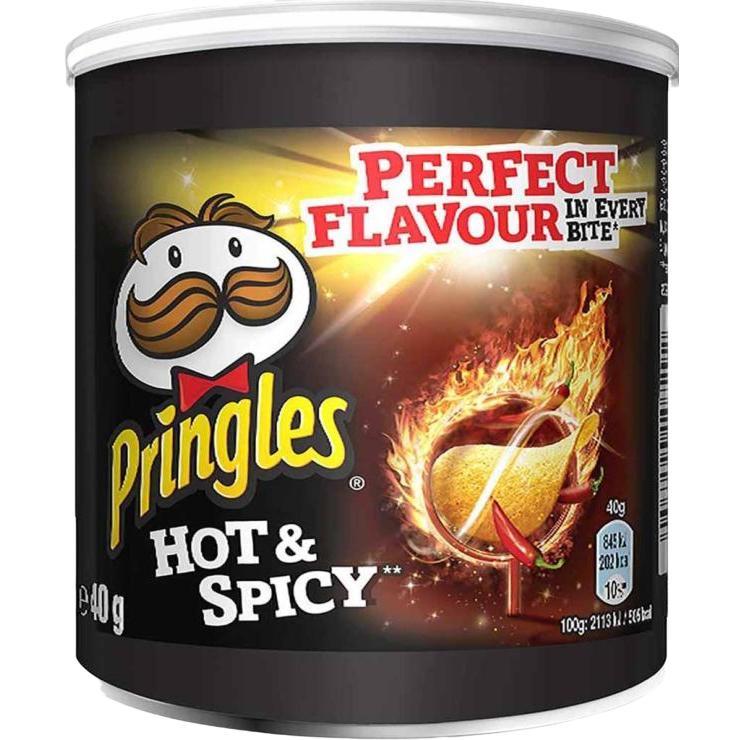 Чипсы Pringles острые пряности 40 гр., туба