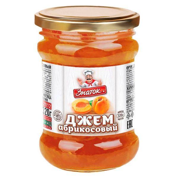 Джем Знаток Абрикосовый 320 гр., стекло