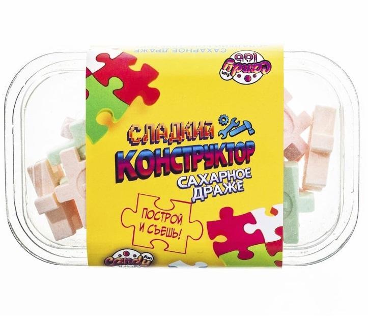 Драже сахарное Fun Candy Lab Сладкий конструктор 25 гр., ПЭТ