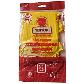 Перчатки хозяйственные Textop Home Comfort из натурального латекса ХL