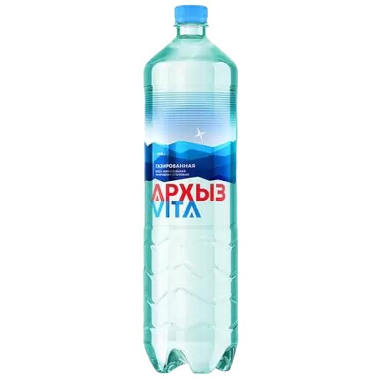 Вода газированная Архыз Vita минеральная 1.5 л., ПЭТ