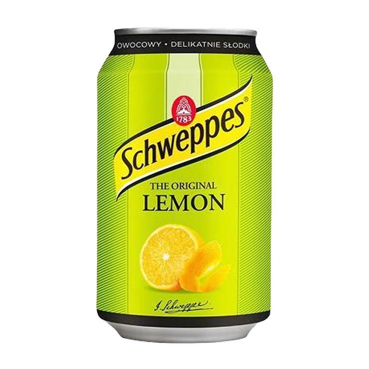 Напиток газированный Schweppes lemon 330 мл., ж/б
