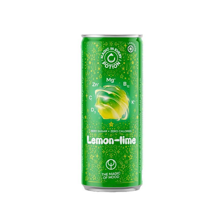 Напиток газированный Potion Super Lemonade лимон лайм 330 мл., ж/б