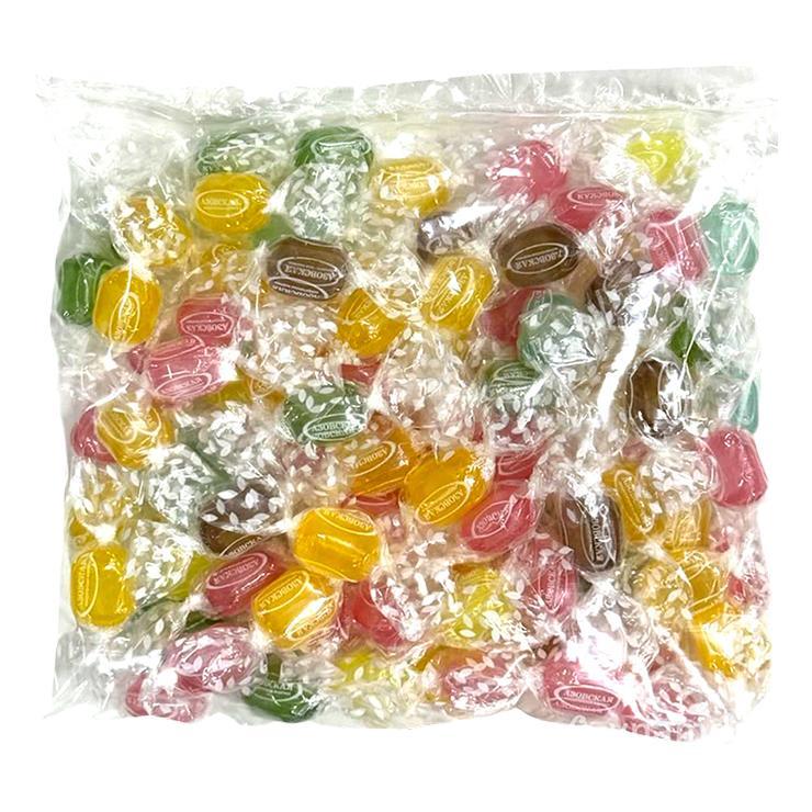 Карамель Азовская леденцовая с начинкой ассорти 250г, флоу-пак