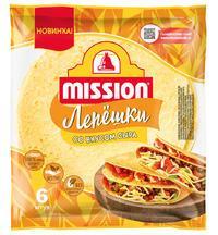 Лепешки Tortillas Тортильи пшеничные оригинальные 8 дюйм. Mission сыр 250 гр., флоу-пак