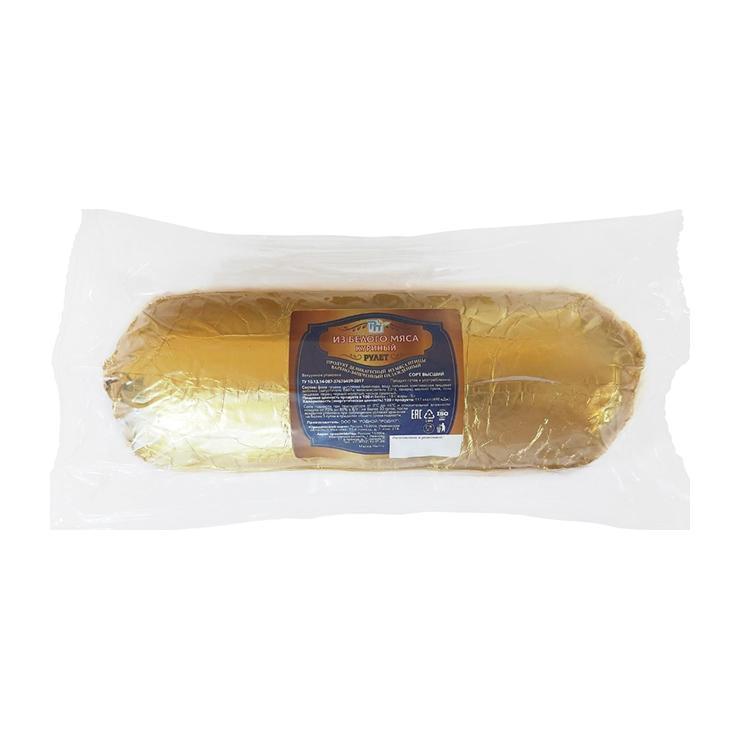 Рулет куриный Родной Продукт из белого мяса 1 кг., вакуум