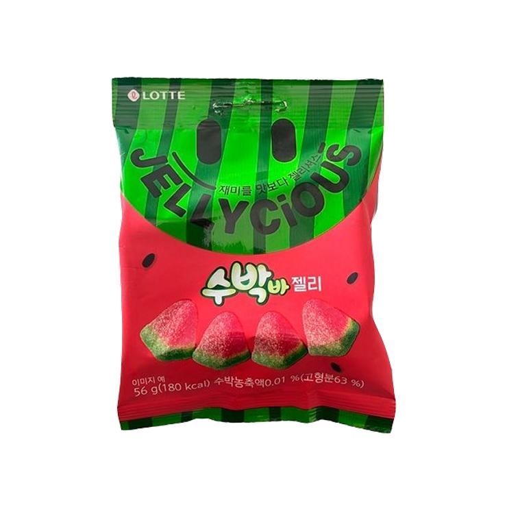 Мармелад жевательный Jellicious watermelon flavor 56 гр., флоу-пак