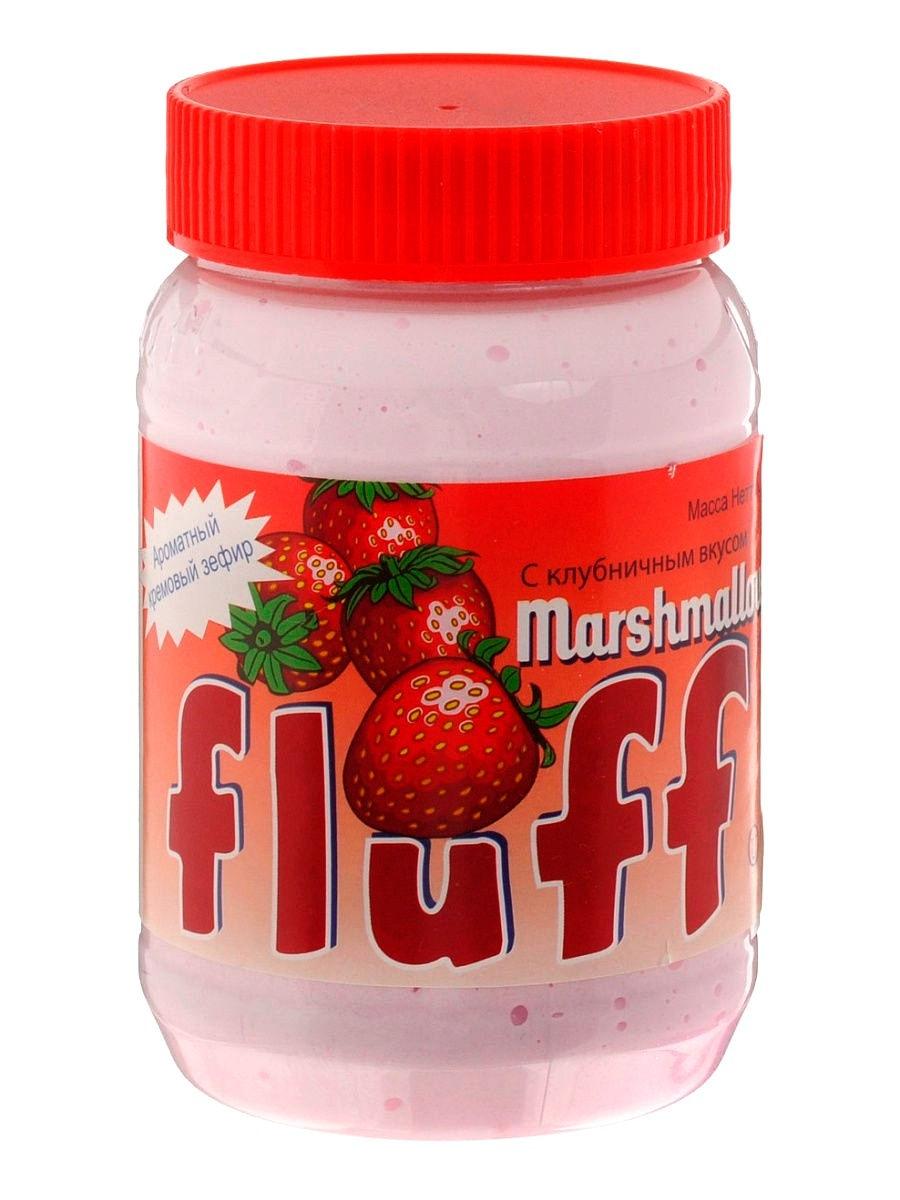 Зефир Marshmallow Fluff Strawberry кремовый с клубничным вкусом, 213 гр., банка