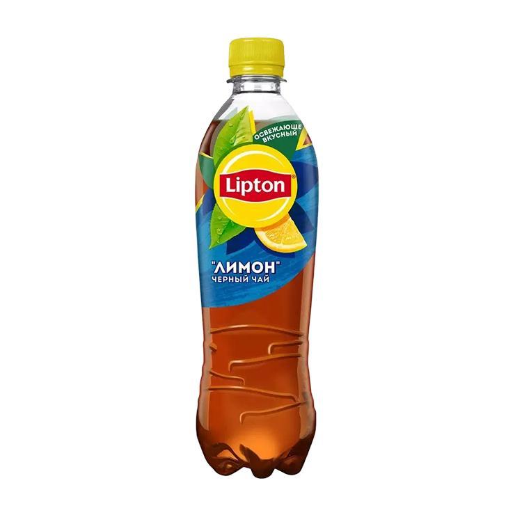 Чай холодный Lipton черный лимон 500 мл., ПЭТ