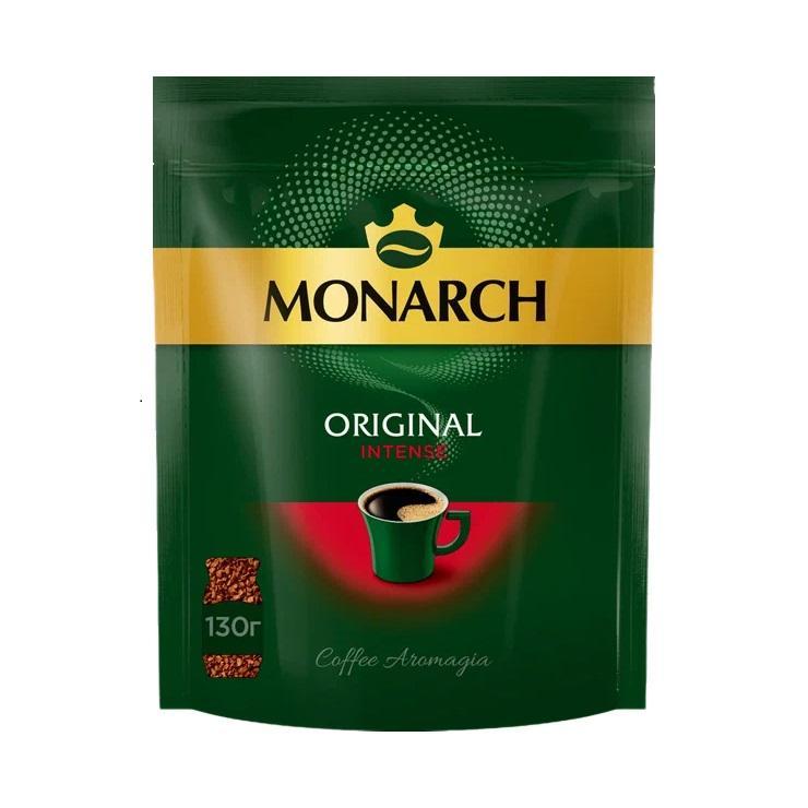 Кофе MONARCH ORIGINAL INTENSE натуральный растворимый сублимированный 130 гр., дой-пак