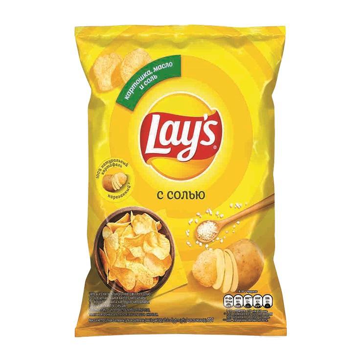 Чипсы Lay's соль 140 гр., флоу-пак