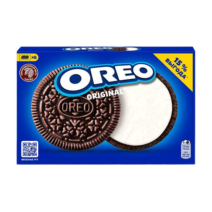 Печенье Oreo ваниль 228 гр., картон