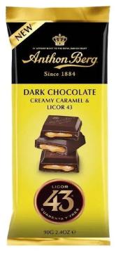 Шоколад Anthon Berg Licor 43 тёмный с карамельной начинкой